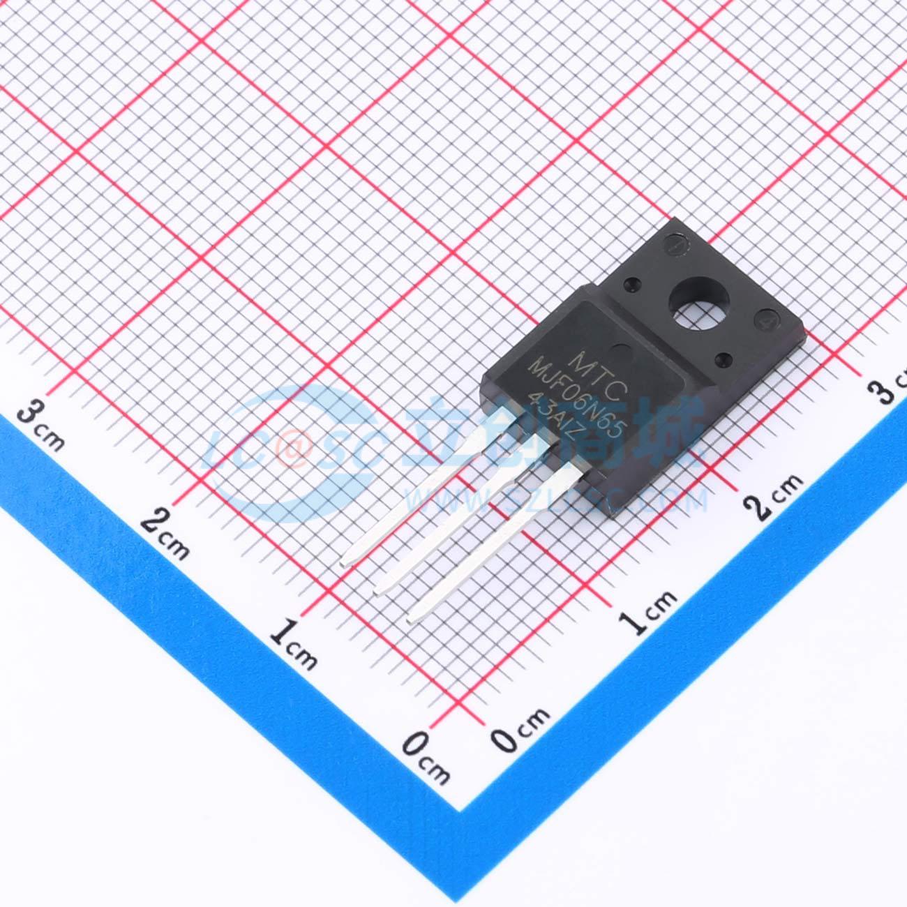 点击查看大图 MJF06N65实物图