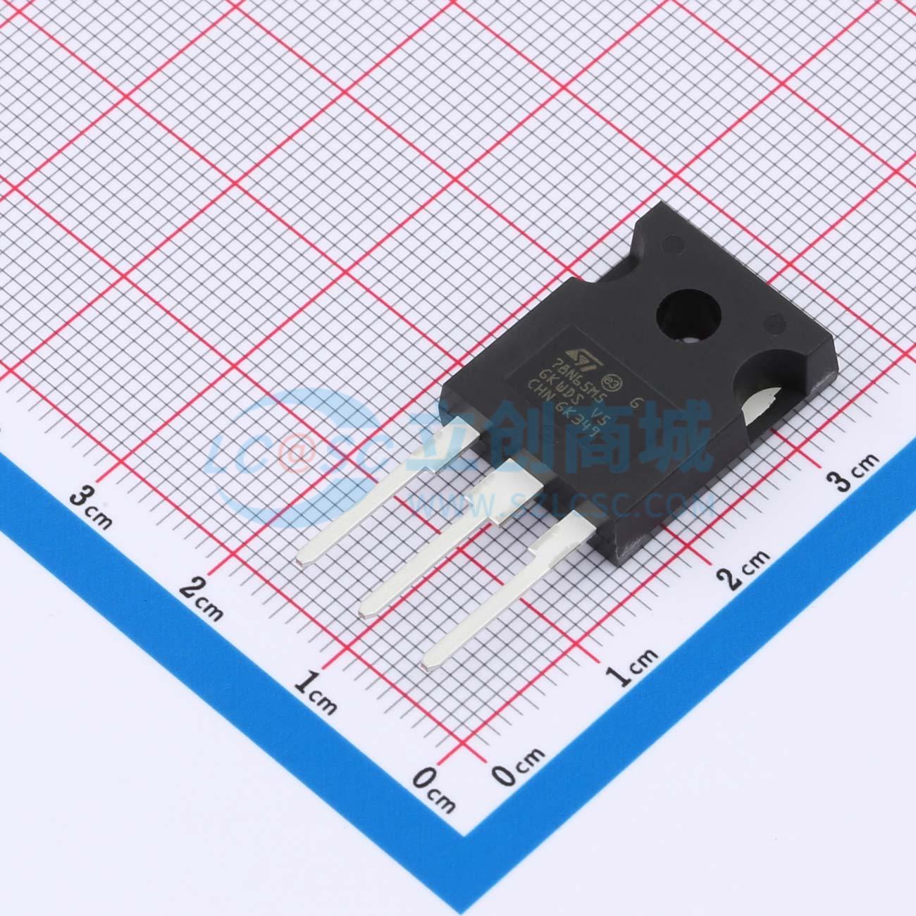 点击查看大图 STW78N65M5实物图