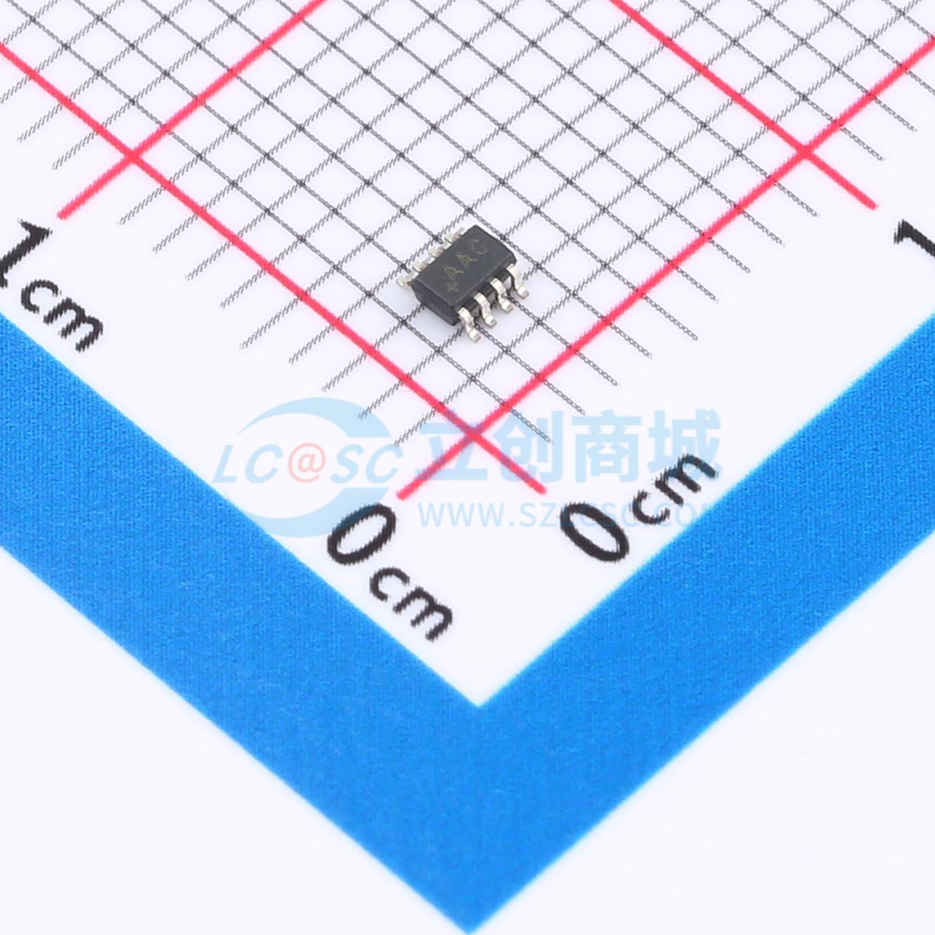点击查看大图 MAX9618AXA+T实物图