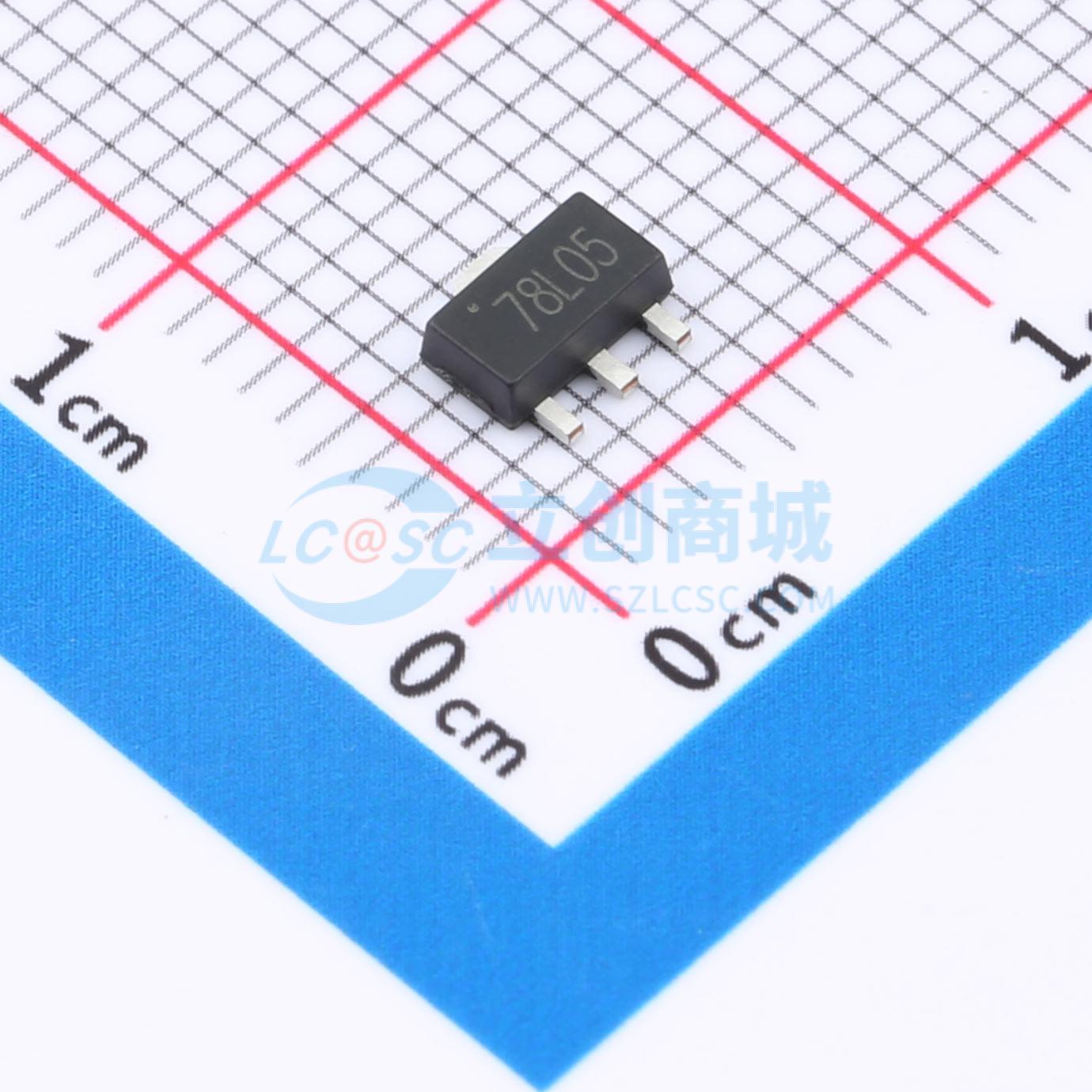 点击查看大图 78L05 SOT89实物图