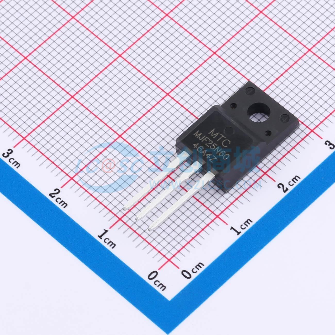 点击查看大图 MJF25N60实物图
