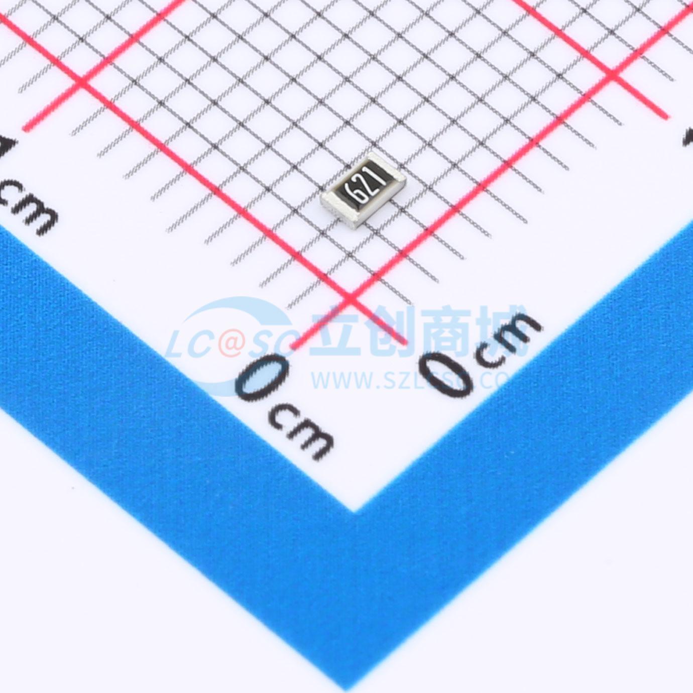 点击查看大图 PTFR0805D620RN9实物图