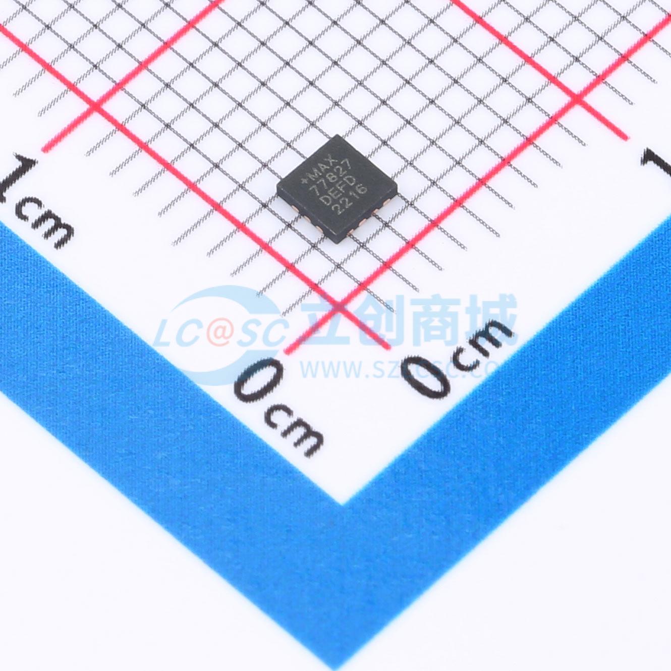 点击查看大图 MAX77827DEFD+T实物图