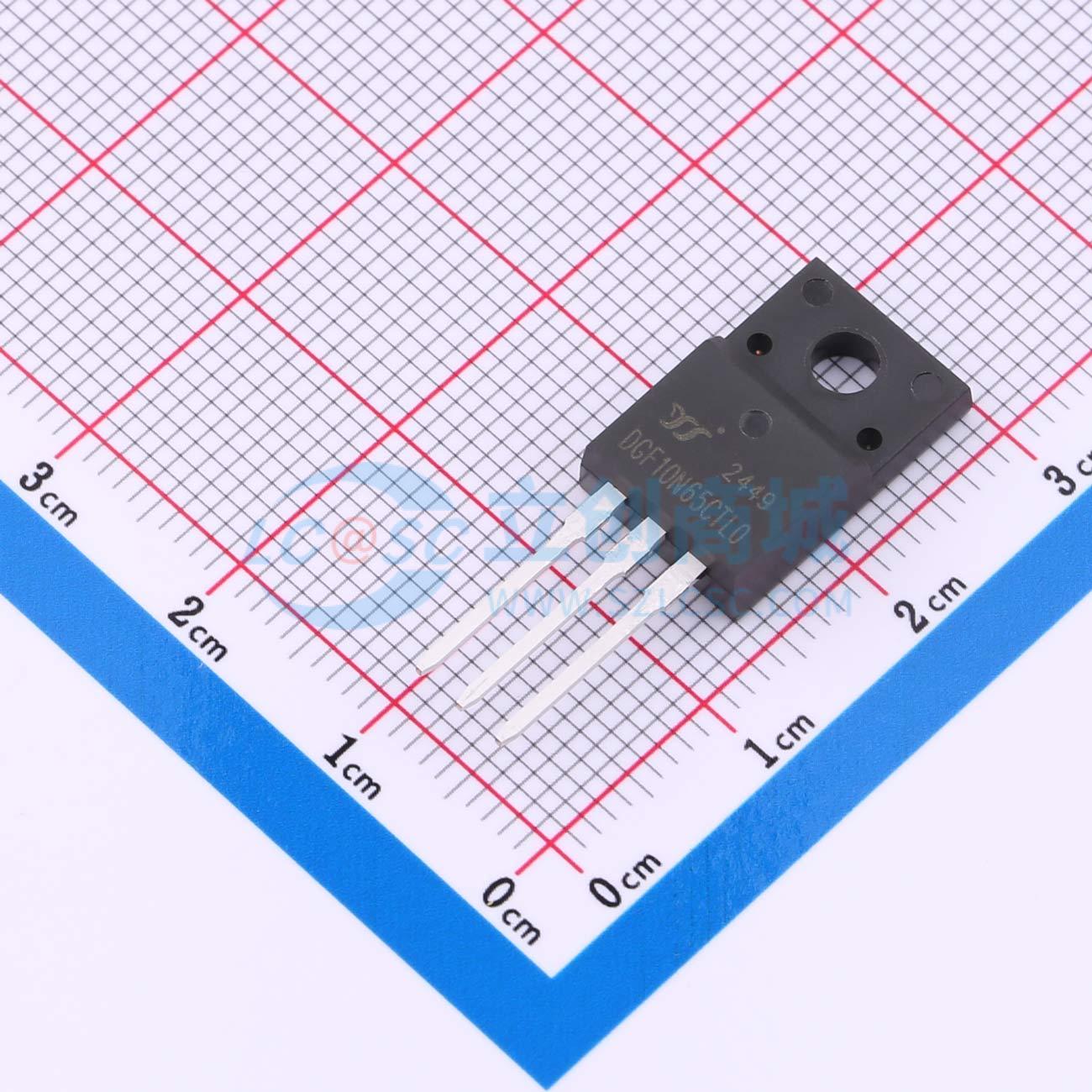 点击查看大图 DGF10N65CTL0实物图