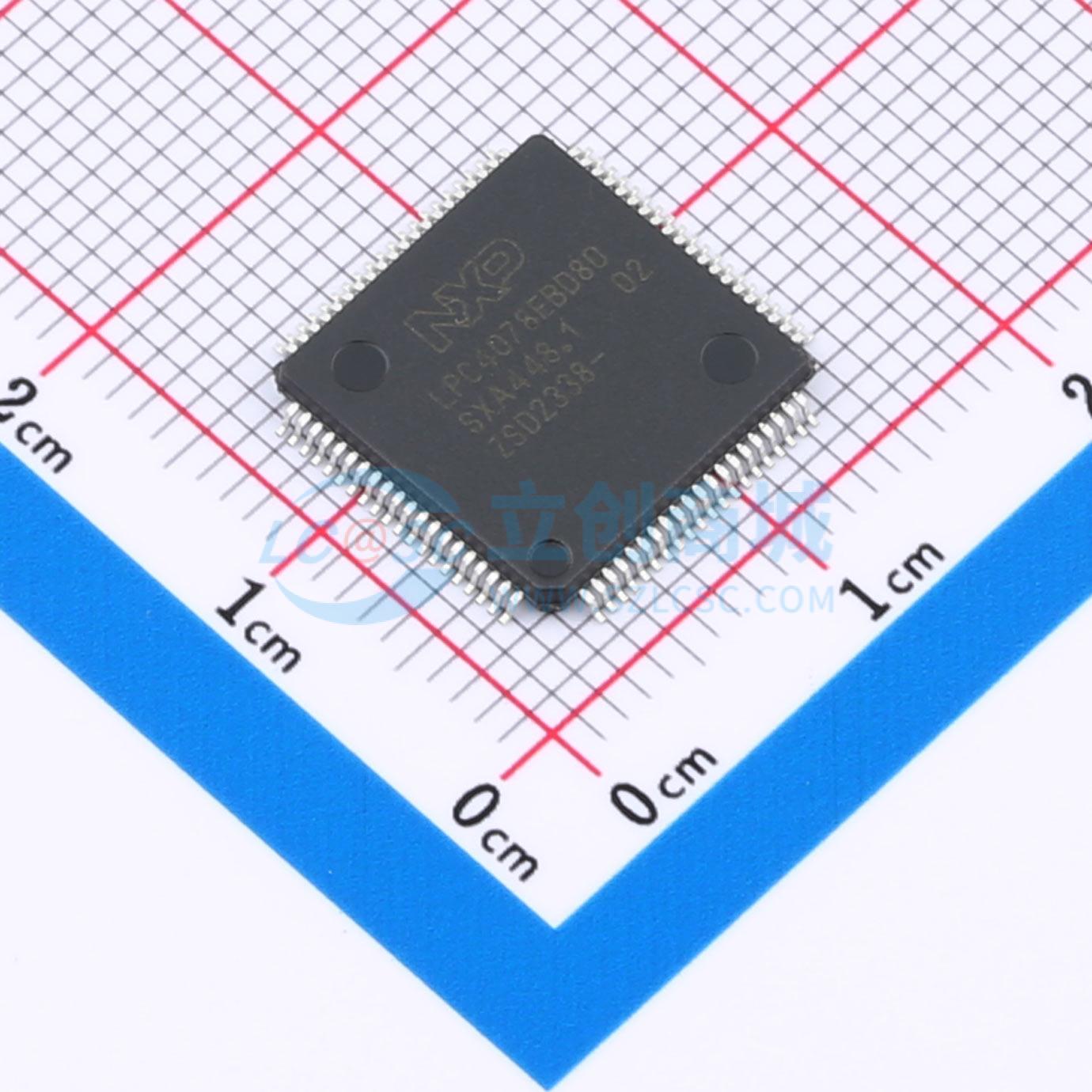 点击查看大图 LPC4078FBD80,551实物图