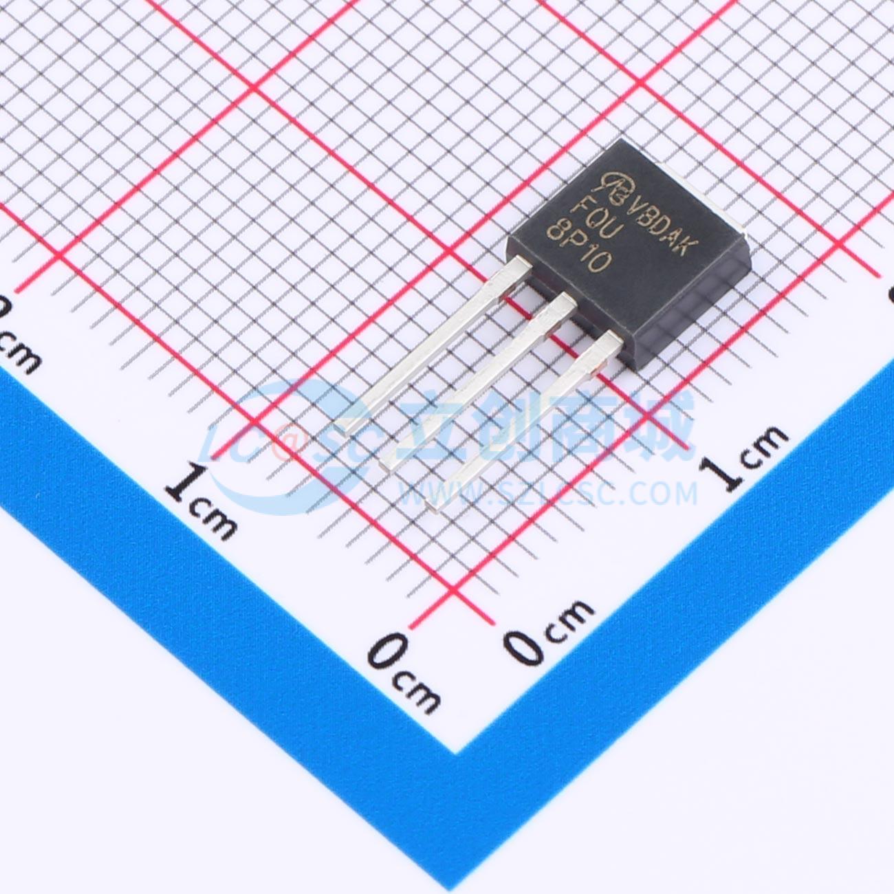 点击查看大图 FQU8P10-VB实物图