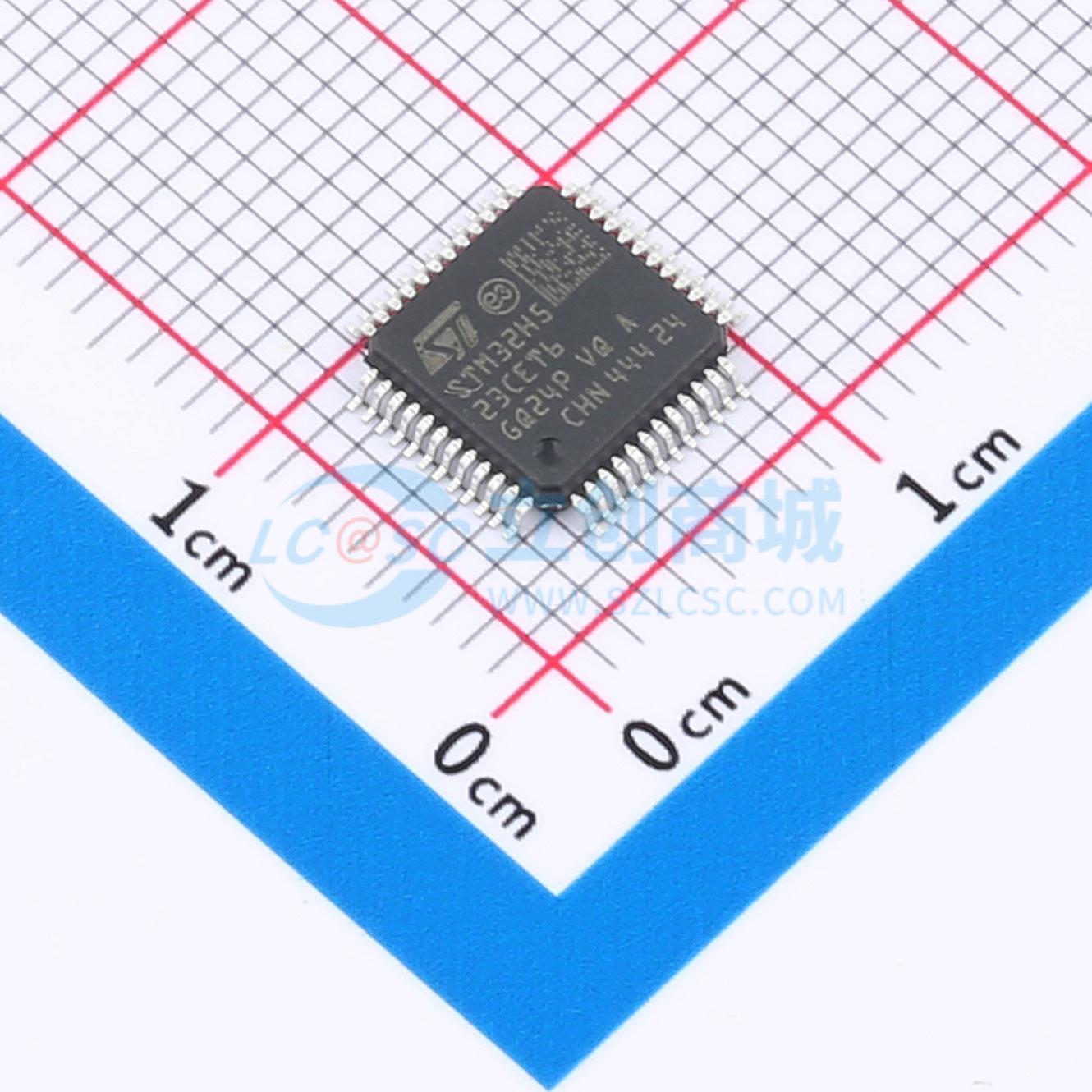 点击查看大图 STM32H523CET6实物图