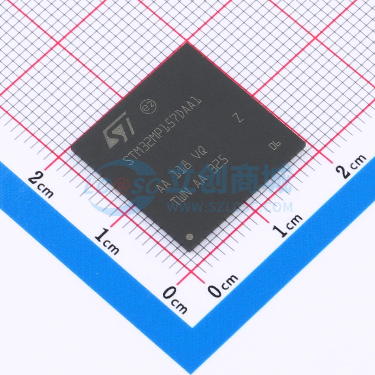 点击查看大图 STM32MP157DAA1实物图