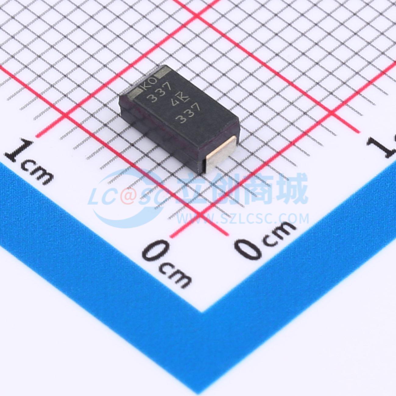 点击查看大图 T520C337M004ATE025实物图