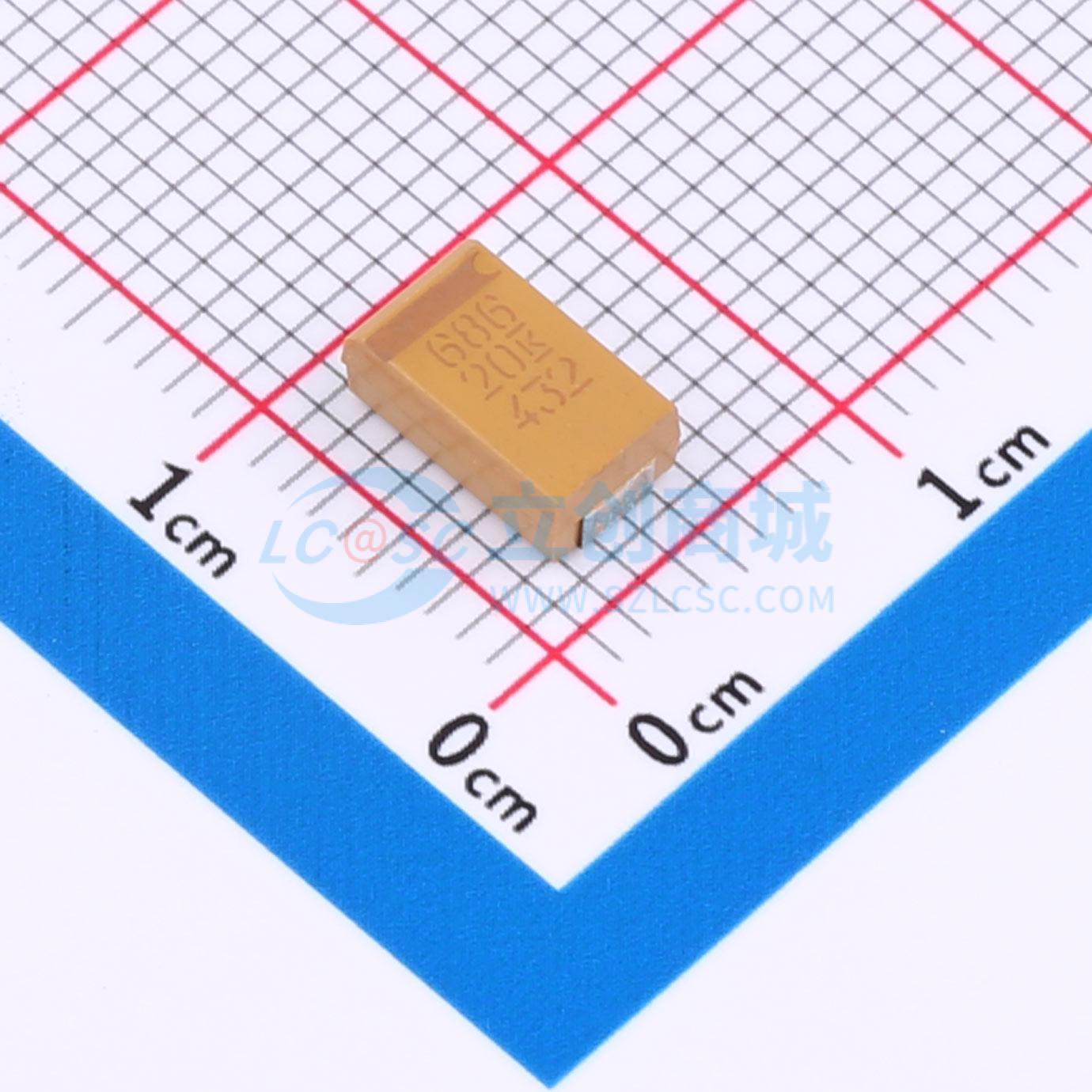 点击查看大图 T495D686K020ATE070实物图