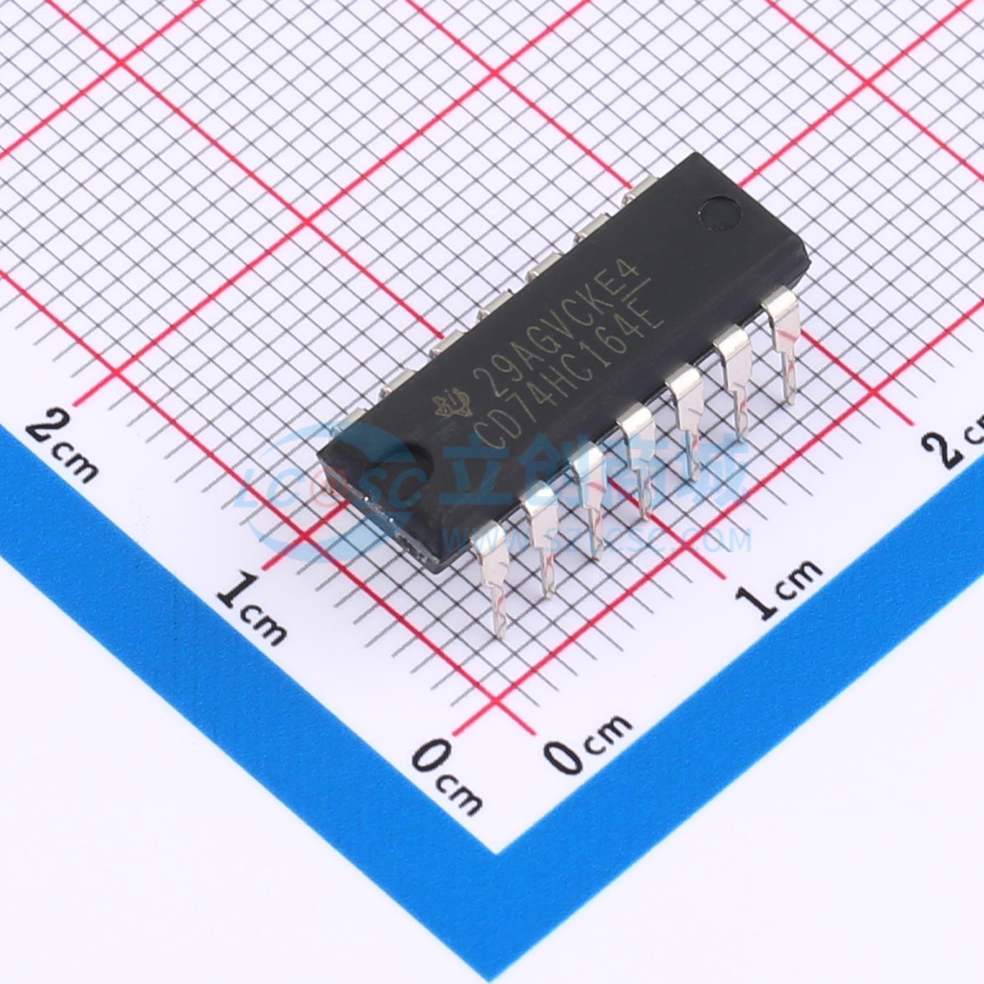 点击查看大图 CD74HC164E实物图