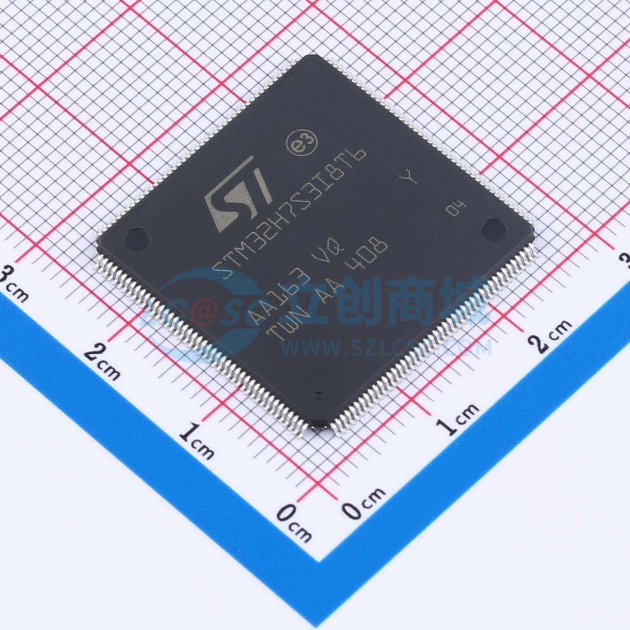 点击查看大图 STM32H7S3I8T6实物图