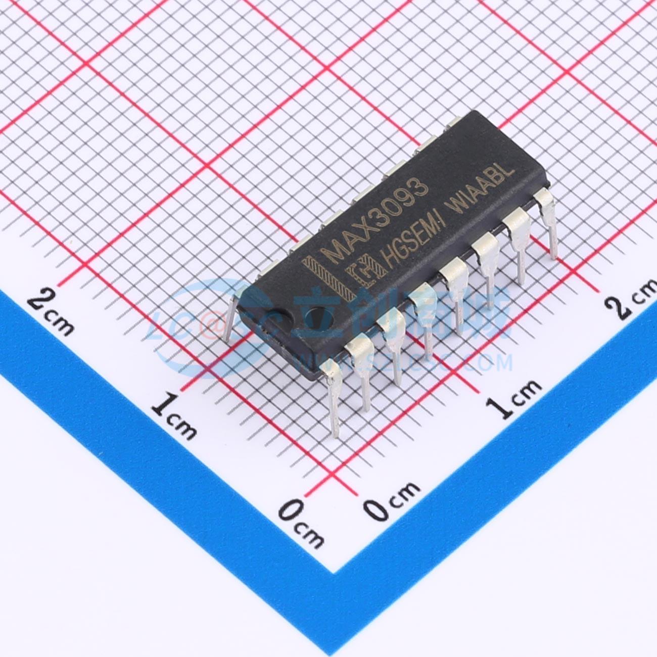 点击查看大图 MAX3093N实物图