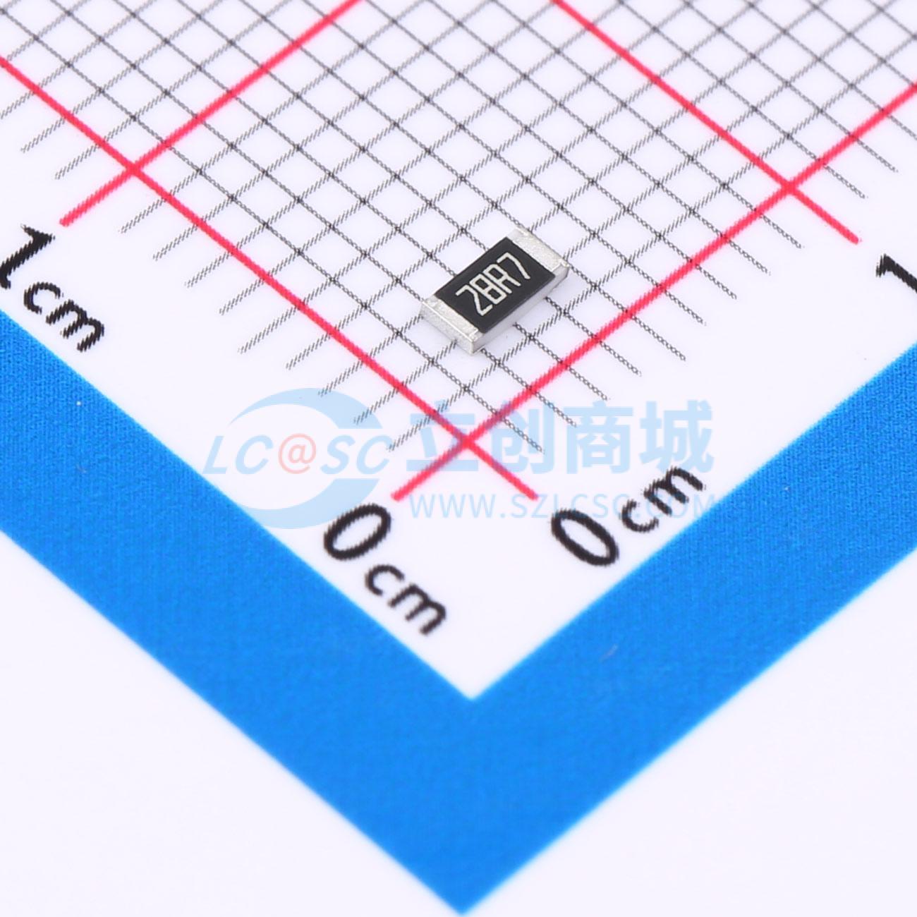 点击查看大图 CL1206FN28R7PS实物图