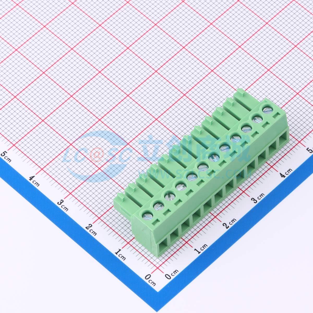 HC-JXDZK-3.81-12P实物图