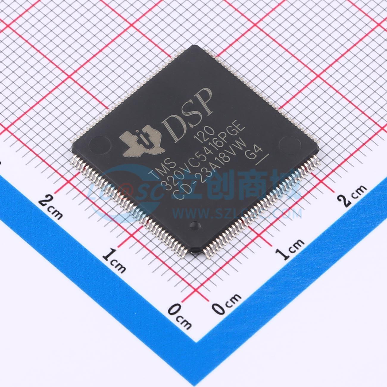 点击查看大图 TMS320VC5416PGE120实物图