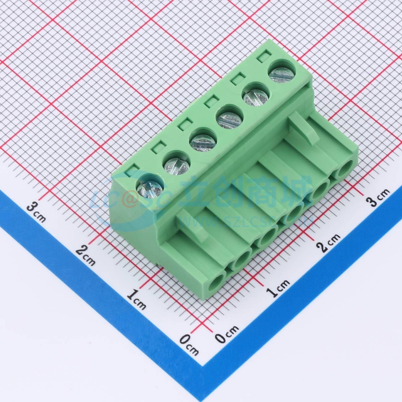 HC-JXDZK-5.08-6P实物图