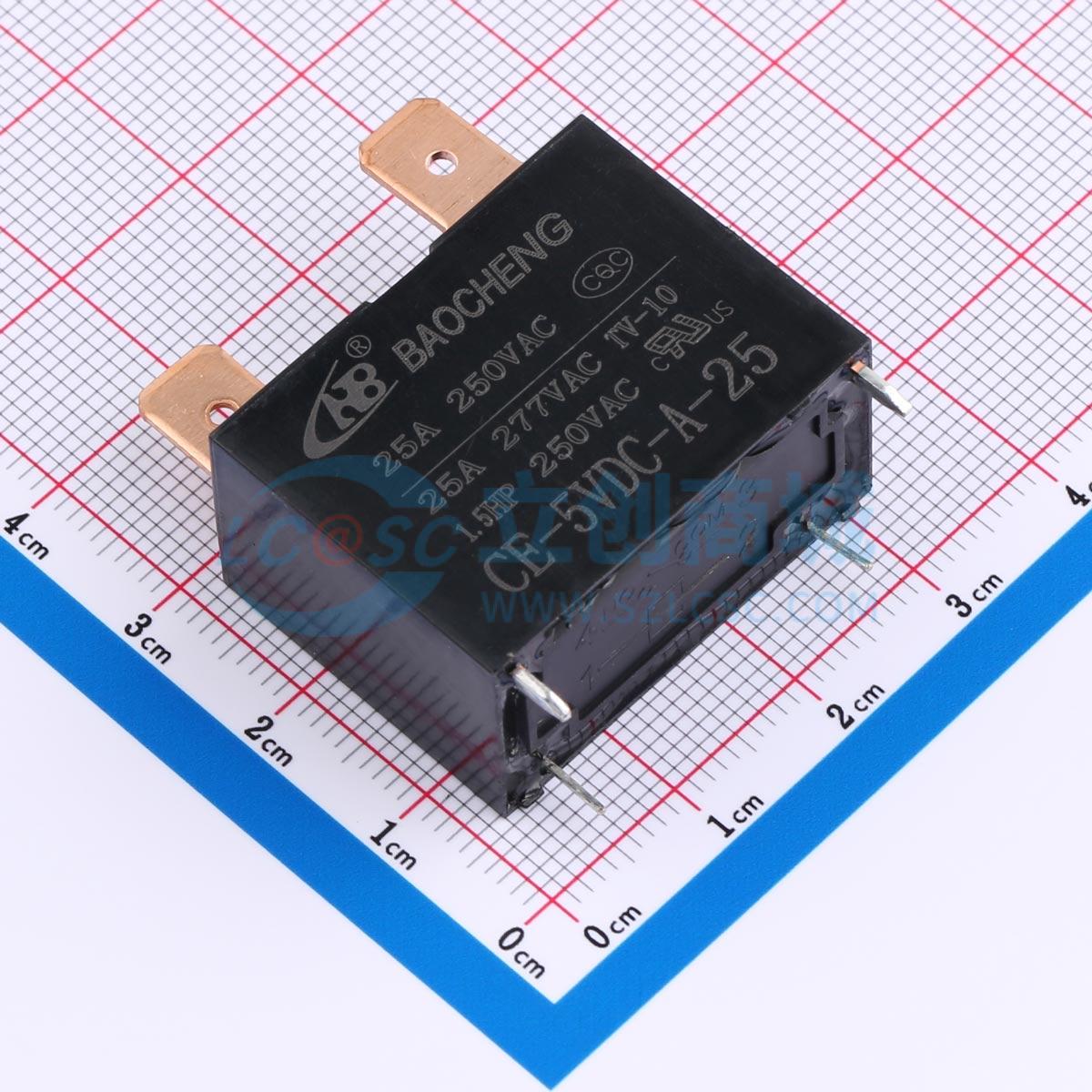 点击查看大图 CE-5VDC-A-25 25A实物图