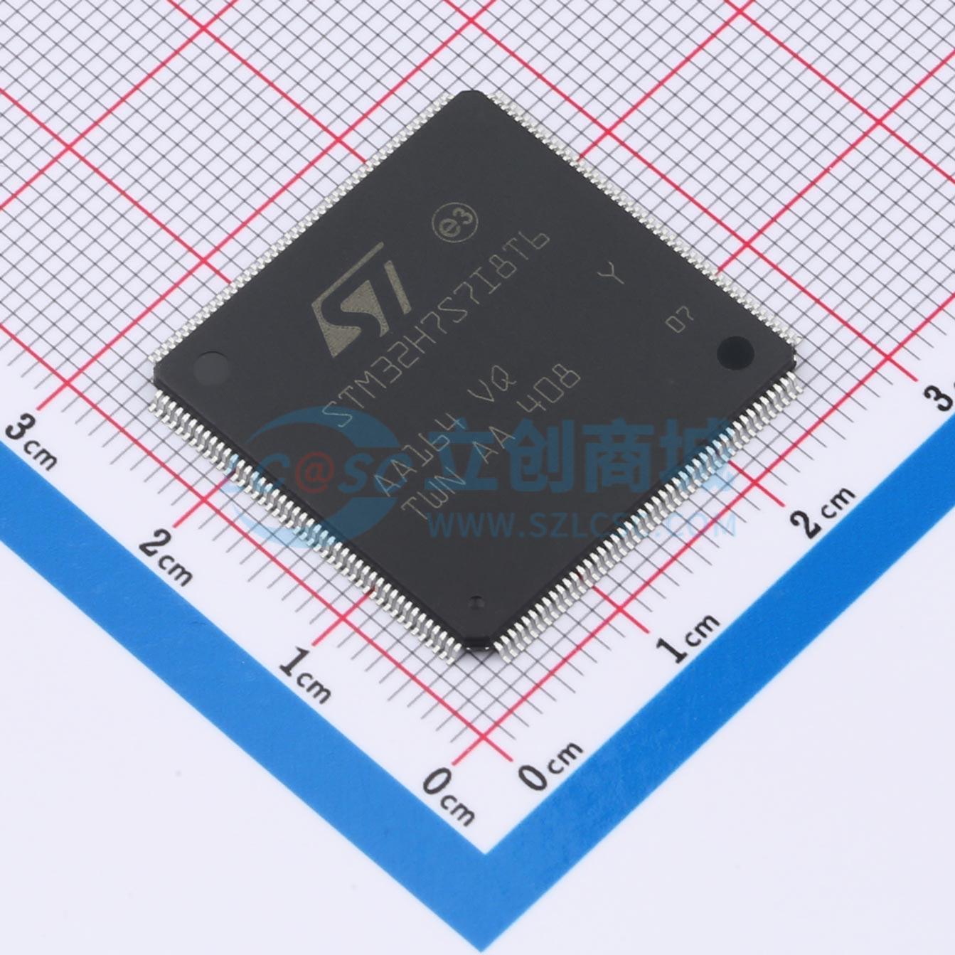 点击查看大图 STM32H7S7I8T6实物图