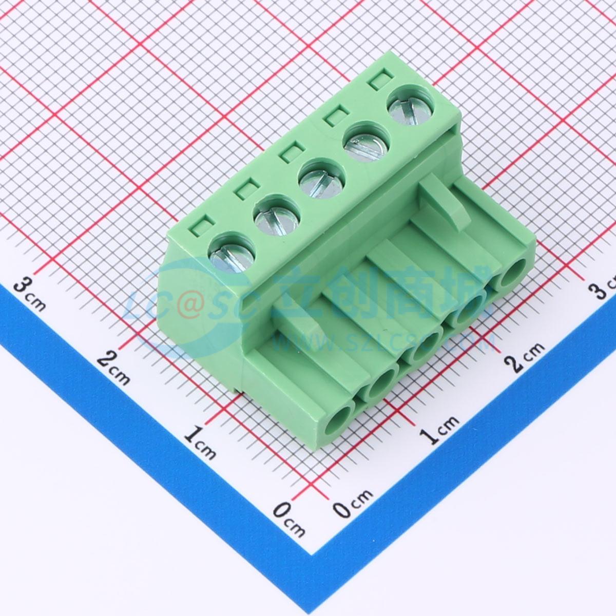 HC-JXDZK-5.08-5P实物图