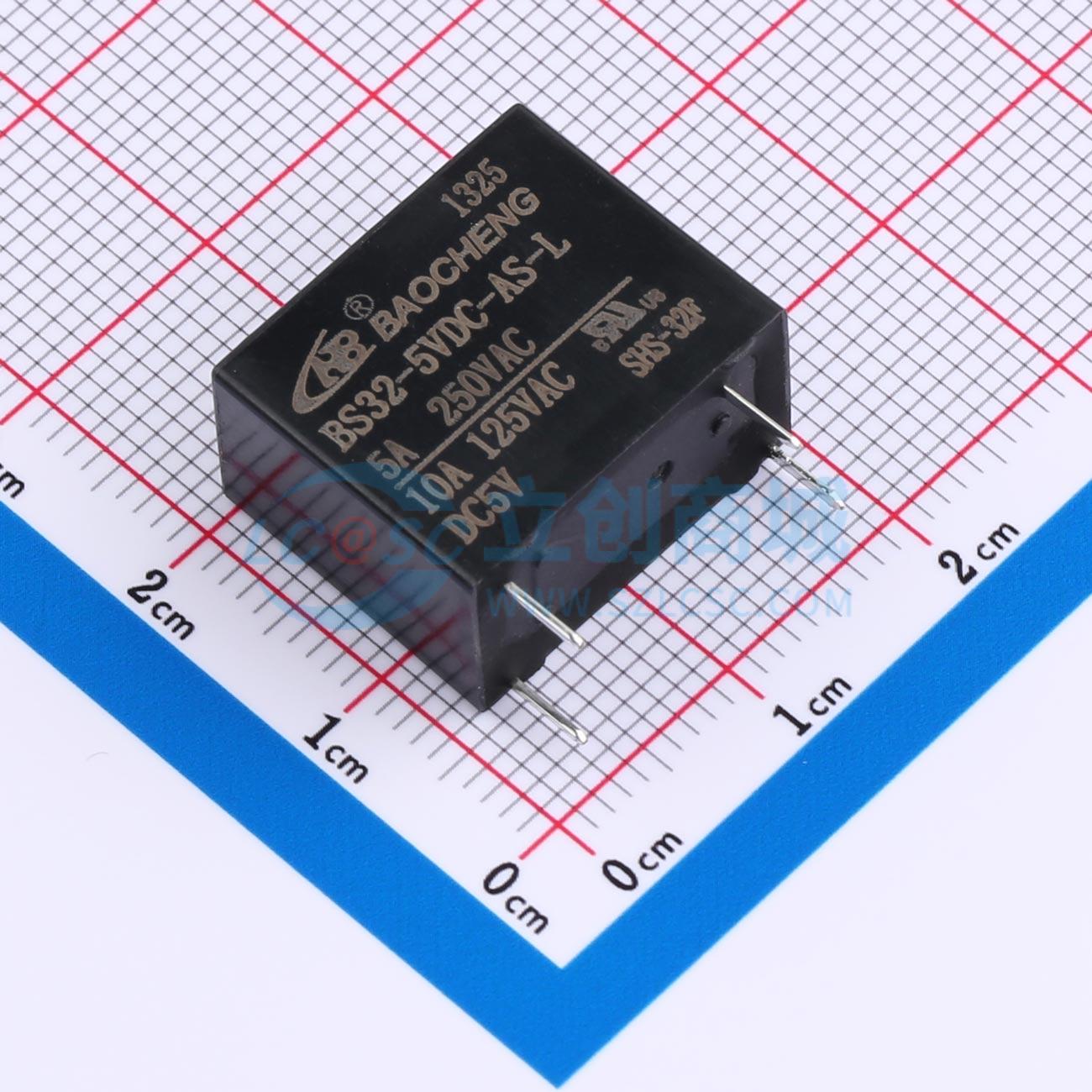点击查看大图 BS32-5VDC-AS-L(0.2W) 5A实物图