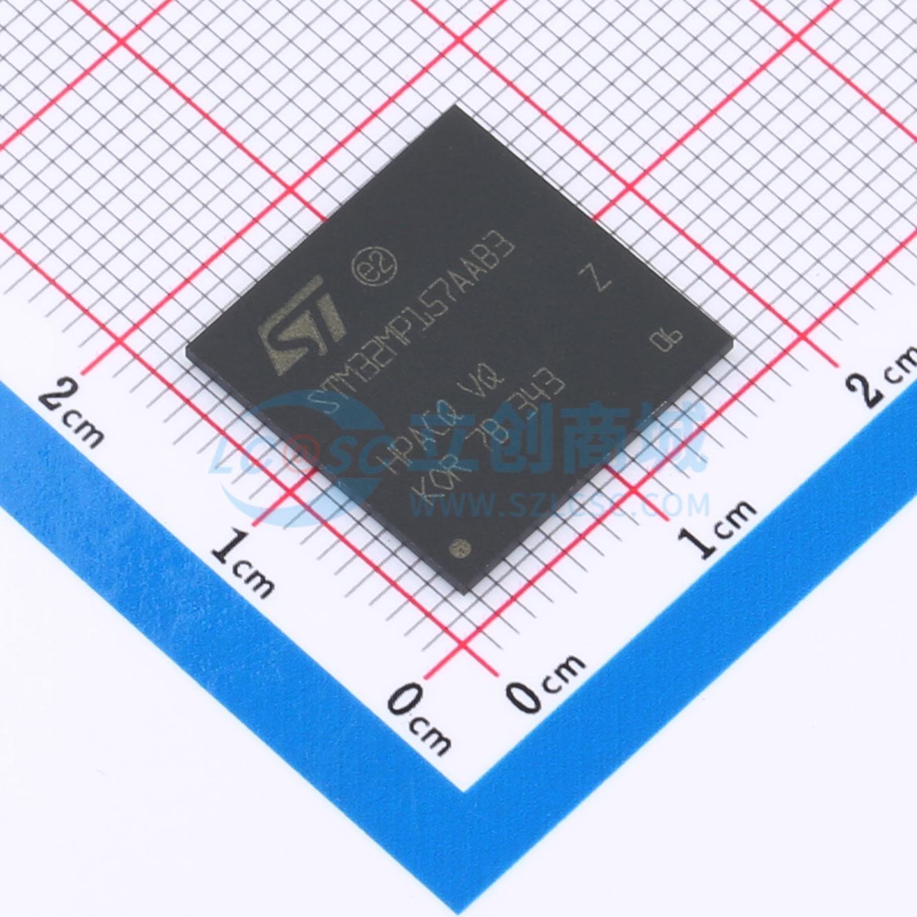 点击查看大图 STM32MP157AAB3实物图