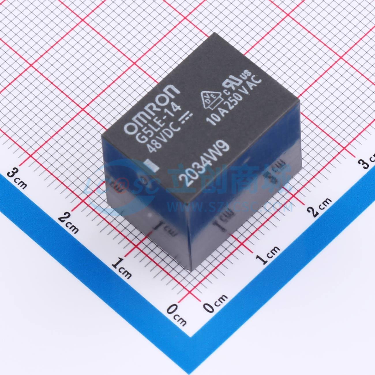 点击查看大图 G5LE-14 DC48实物图