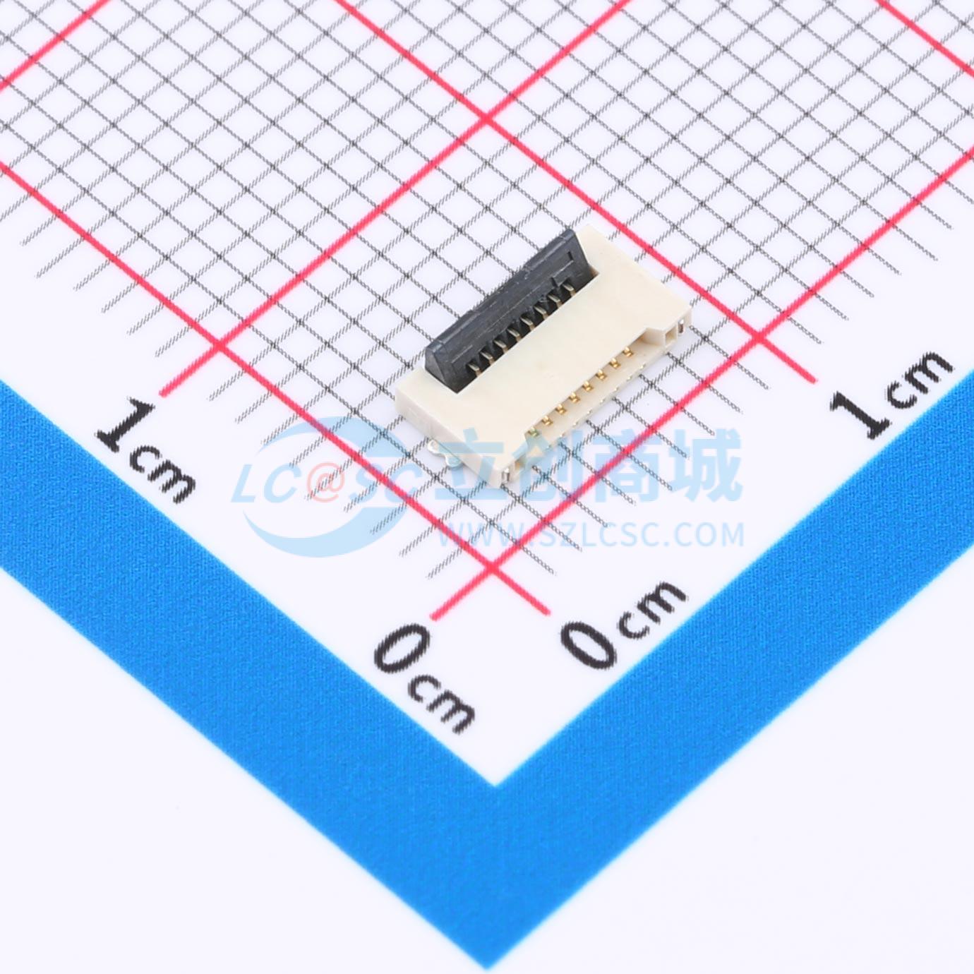 KH-FPC0.5-H1.2SMT-8P-QCHF实物图
