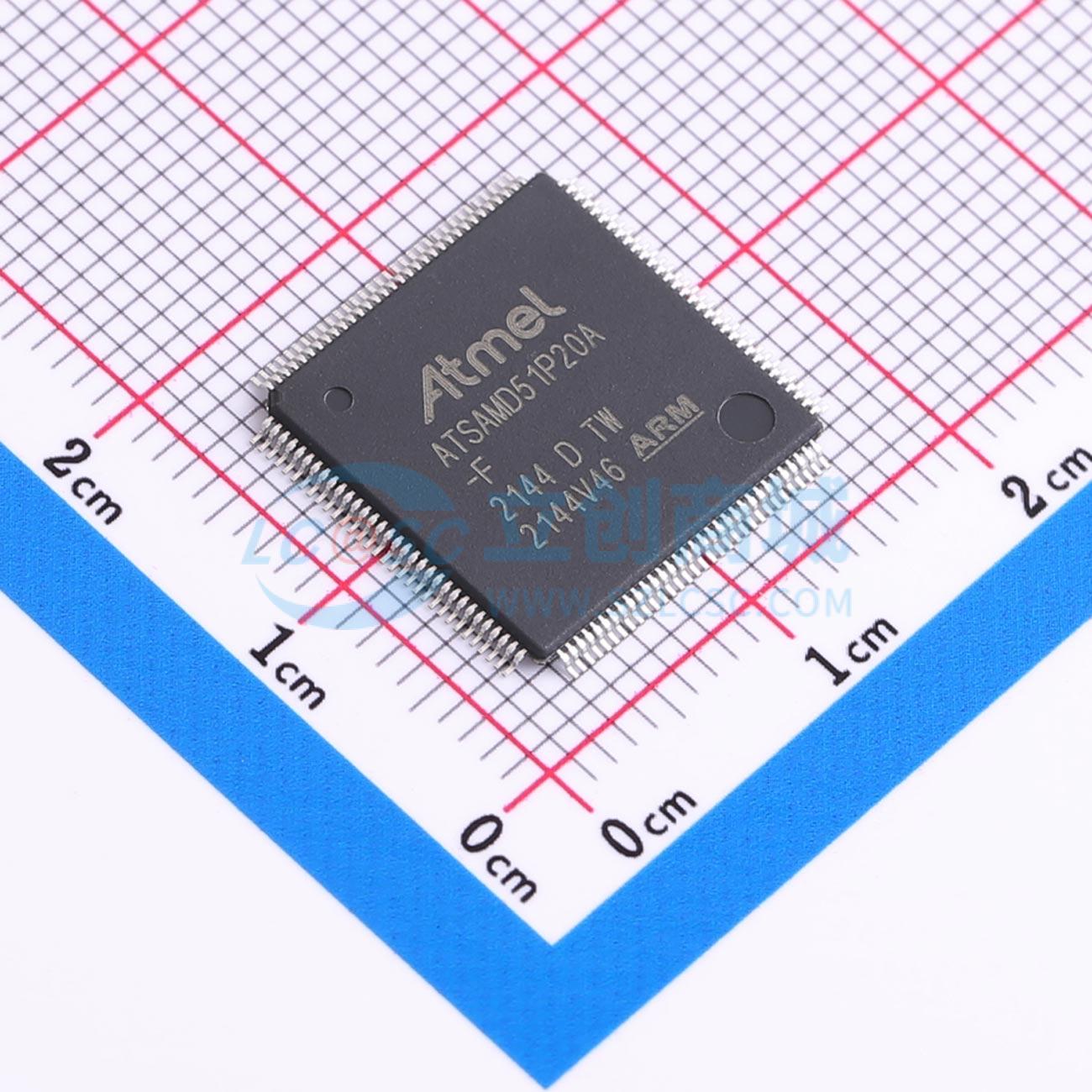 点击查看大图 ATSAMD51P20A-AFT实物图