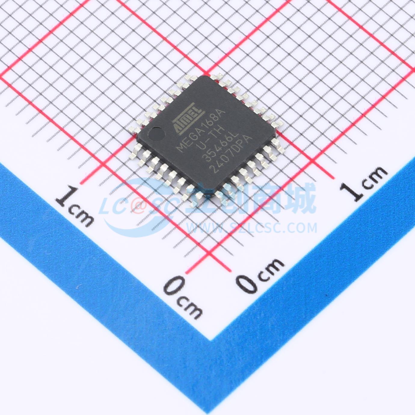 点击查看大图 ATMEGA168A-AUR实物图