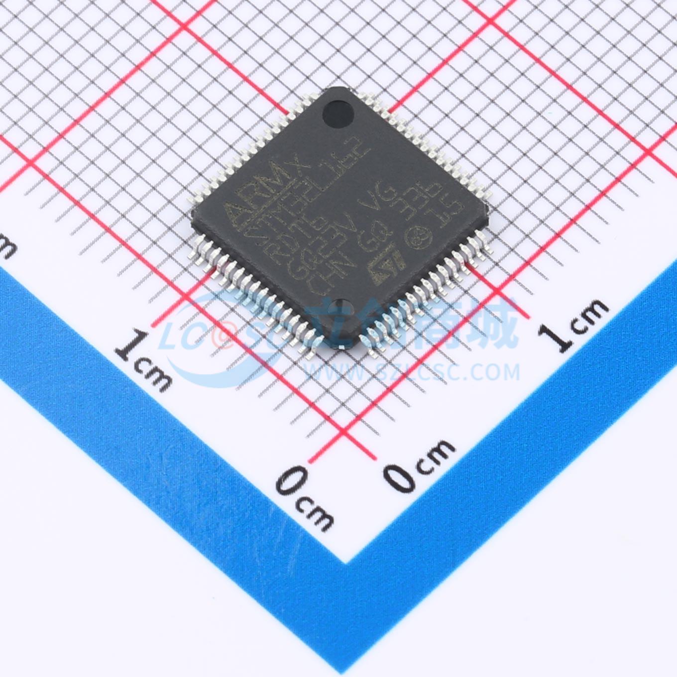 点击查看大图 STM32L162RDT6实物图