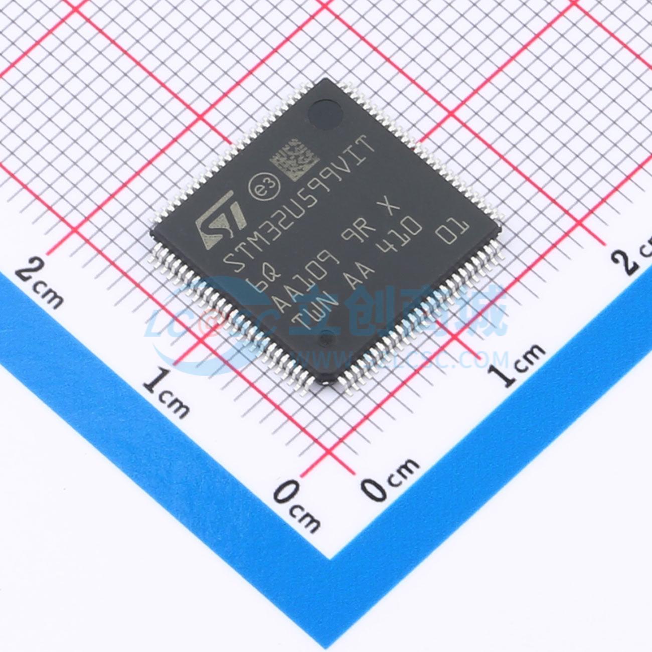 点击查看大图 STM32U599VIT6Q实物图