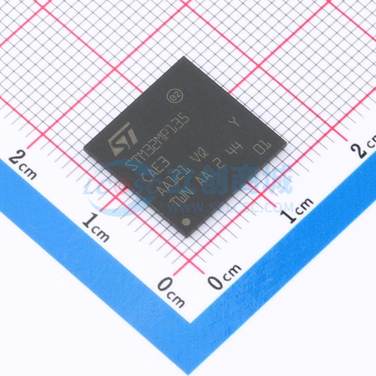 STM32MP135CAE3实物图