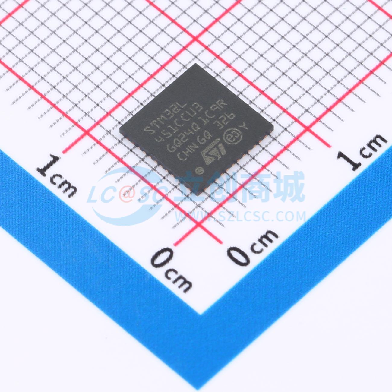 点击查看大图 STM32L451CCU3实物图