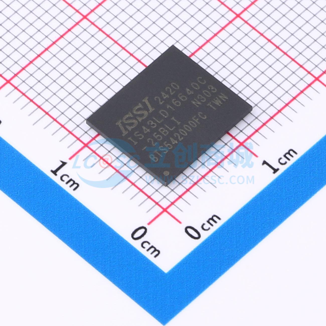 点击查看大图 IS43LD16640C-25BLI-TR实物图