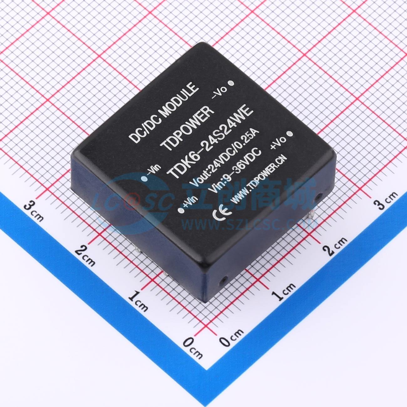 点击查看大图 TDK6-24S24WE实物图