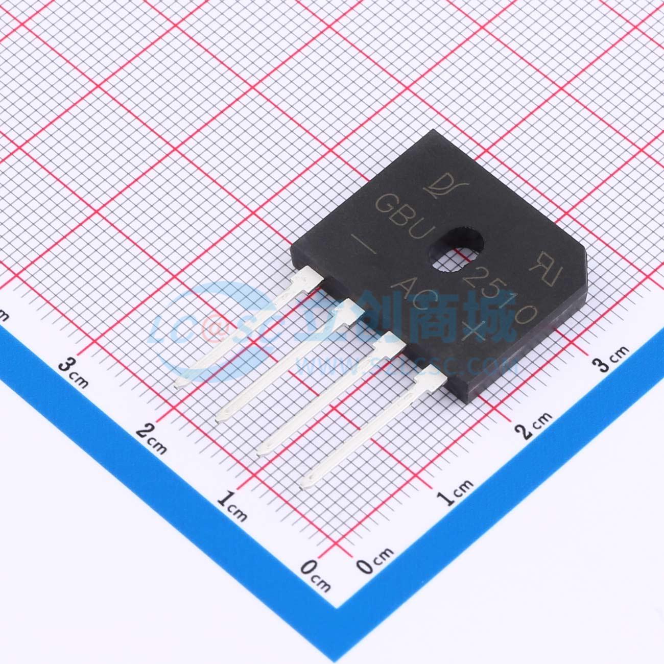 点击查看大图 GBU2510实物图