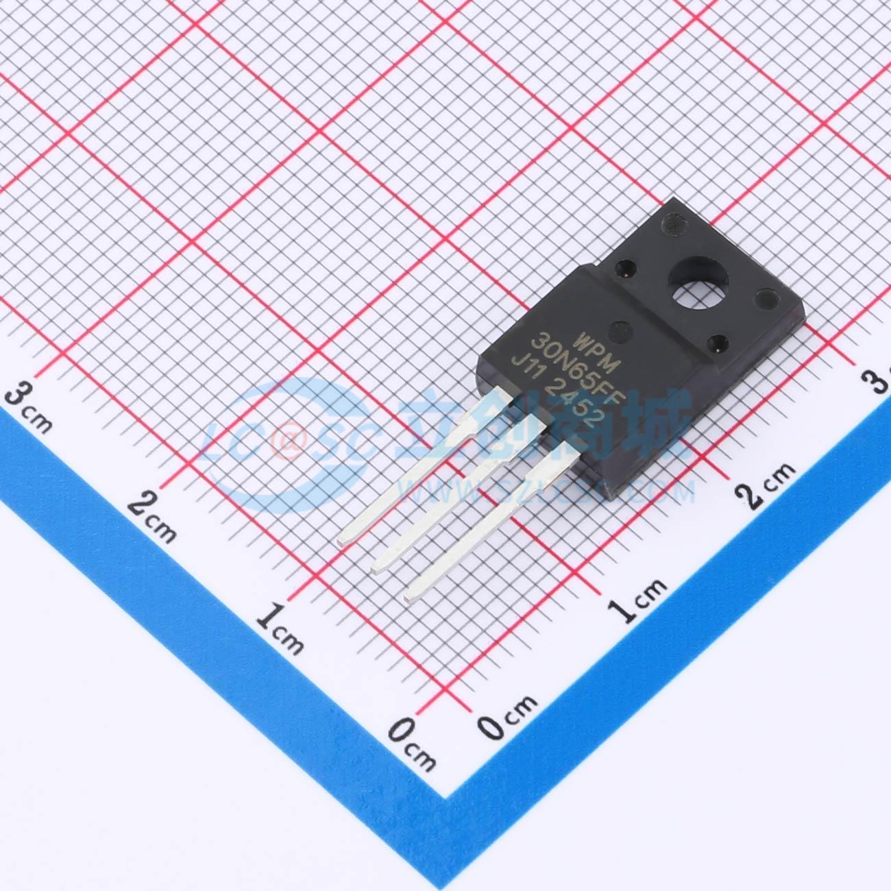 点击查看大图 WTM30N65FF实物图