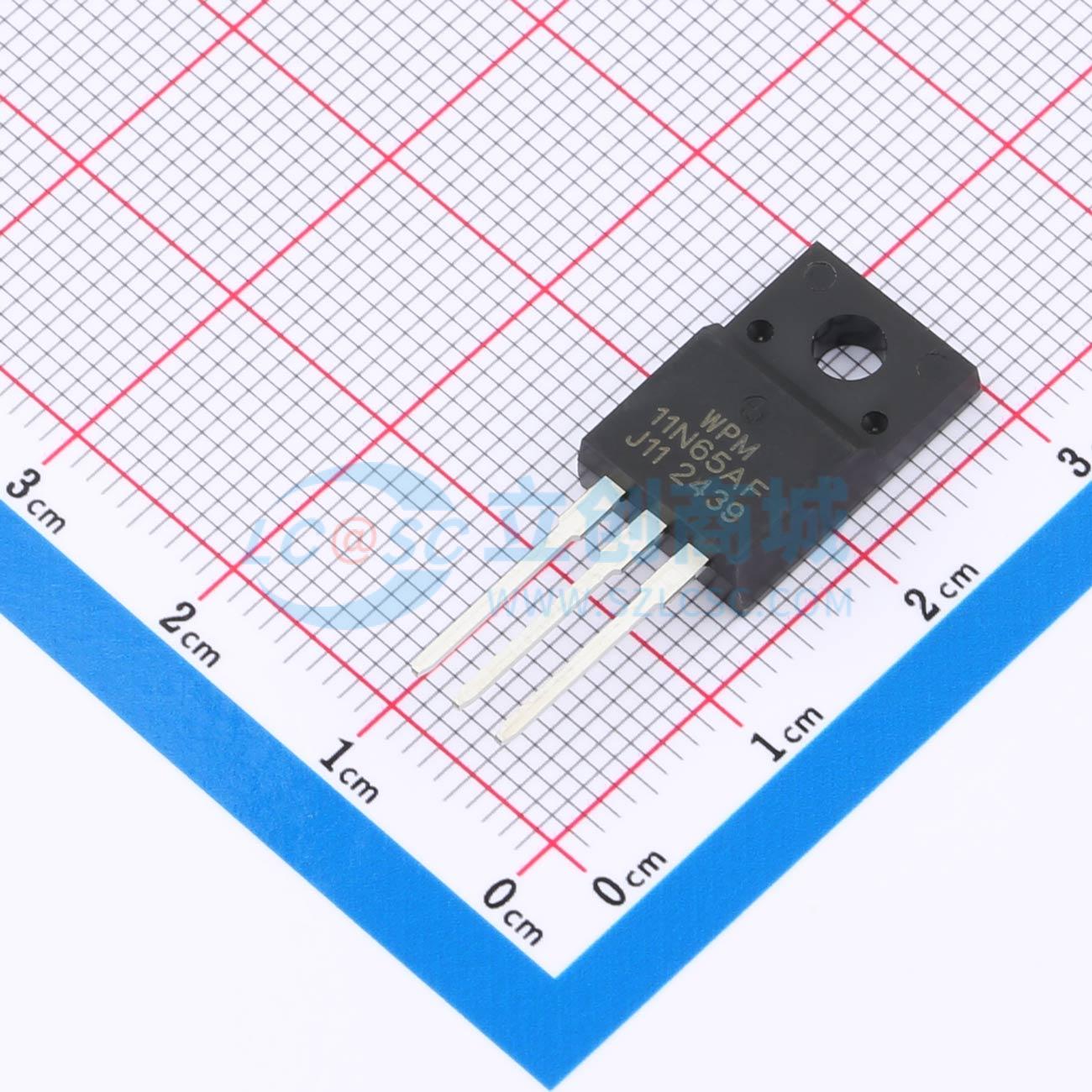 点击查看大图 WTM11N65AF实物图