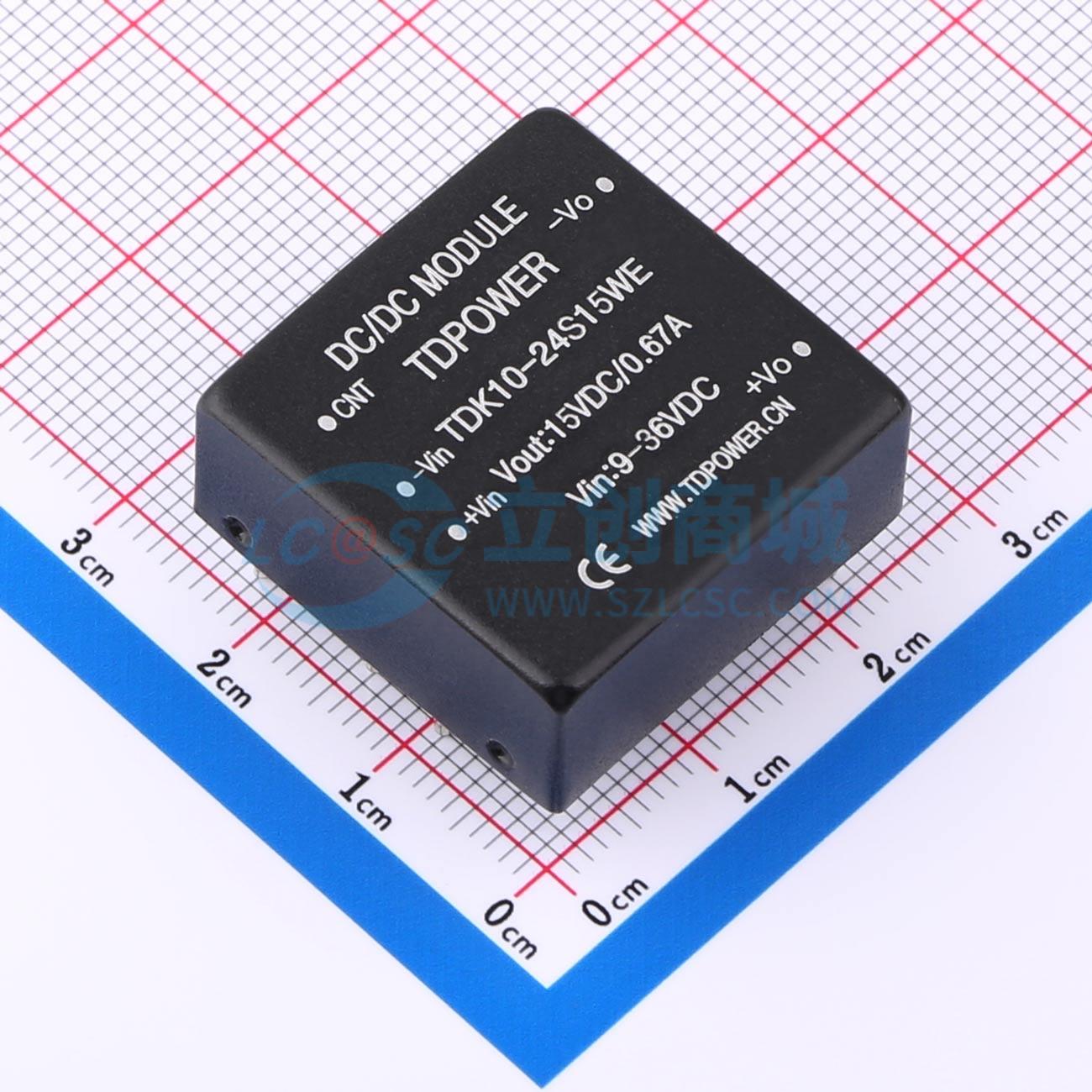 点击查看大图 TDK10-24S15WE实物图