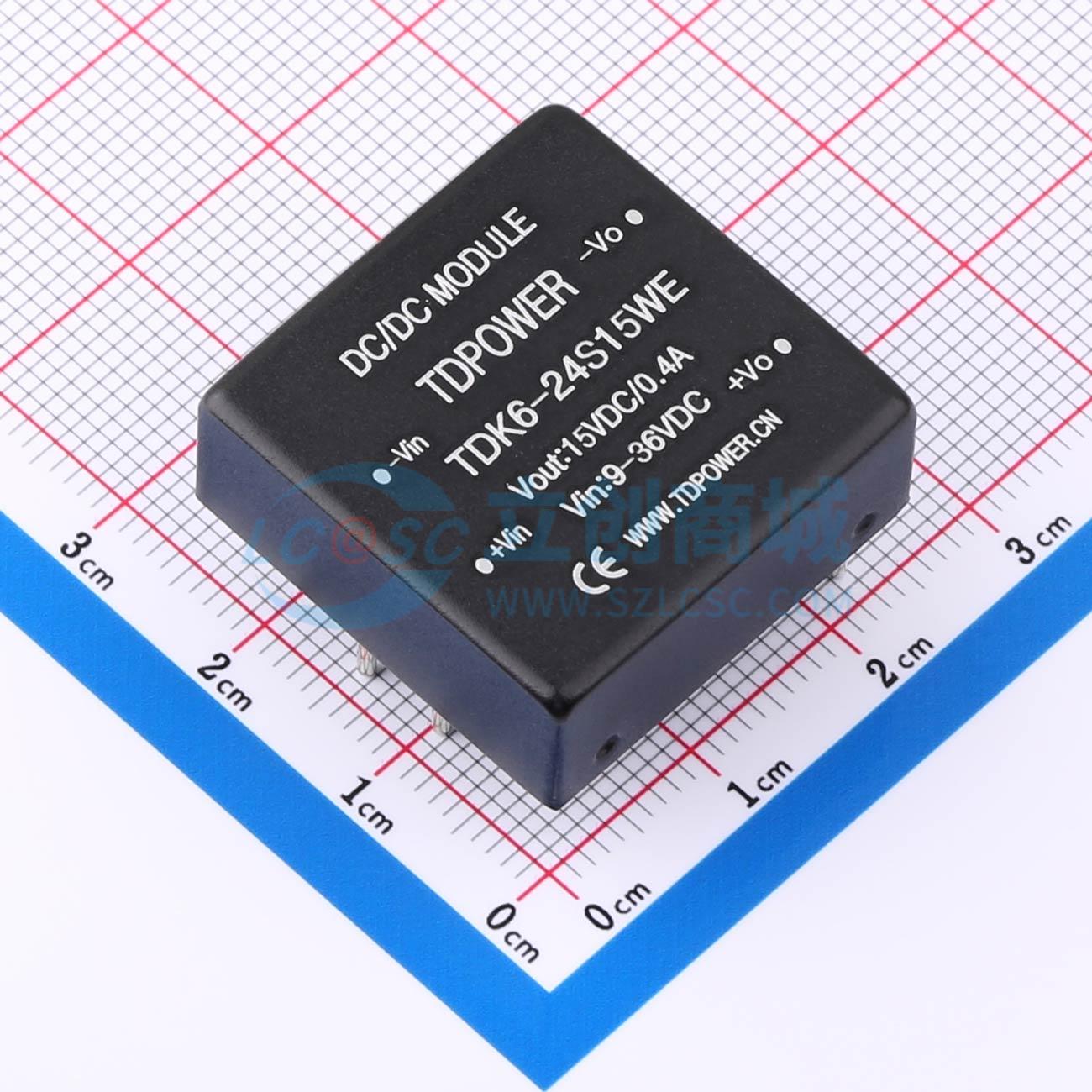 点击查看大图 TDK6-24S15WE实物图