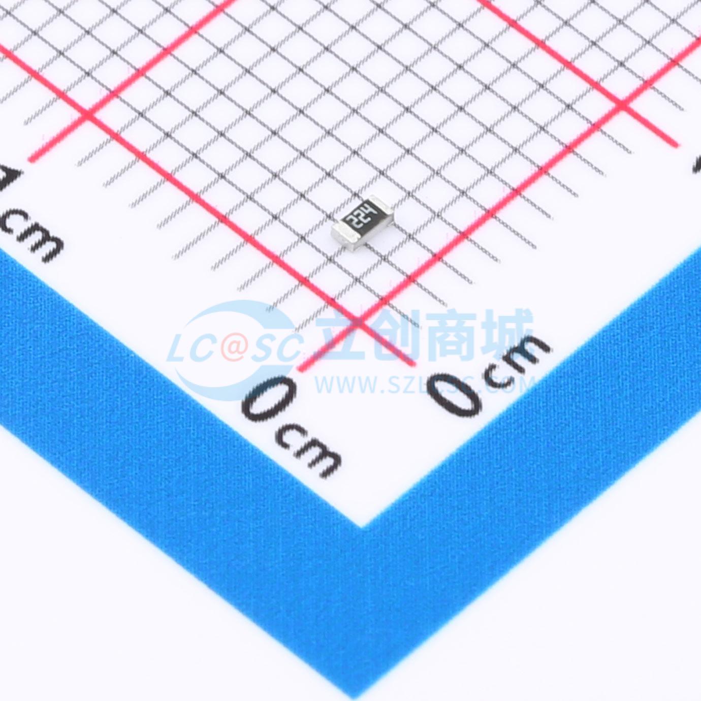 点击查看大图 RMCF0603FT220K实物图
