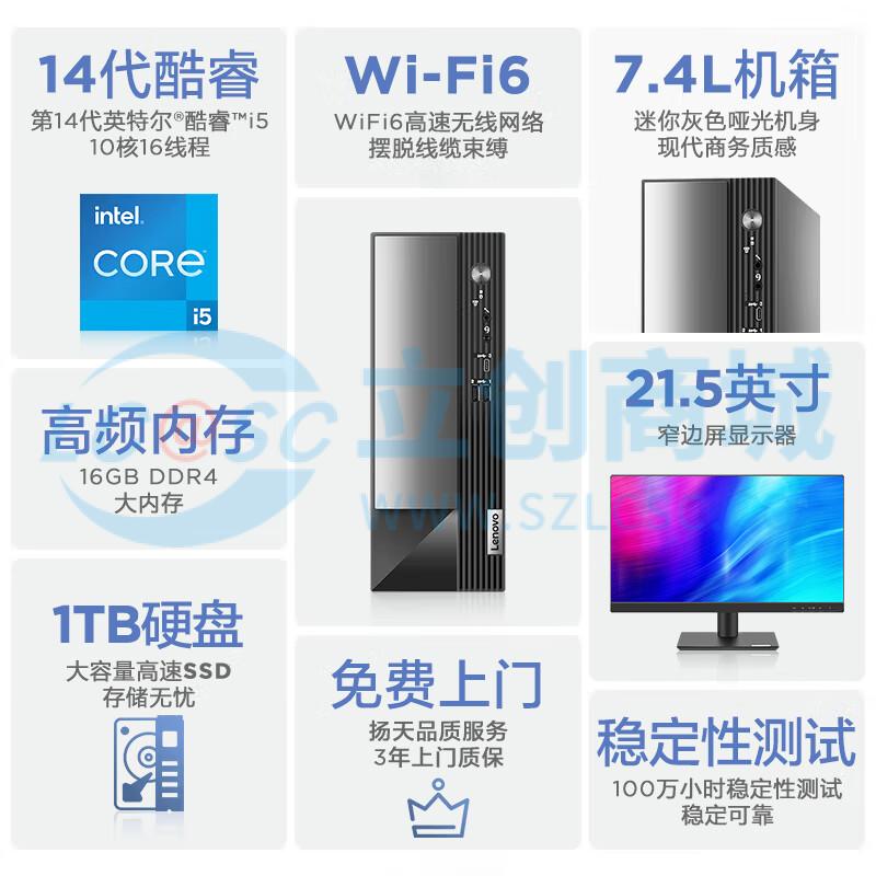 M4000q (i5-14400 16G 1TB SSD)实物图