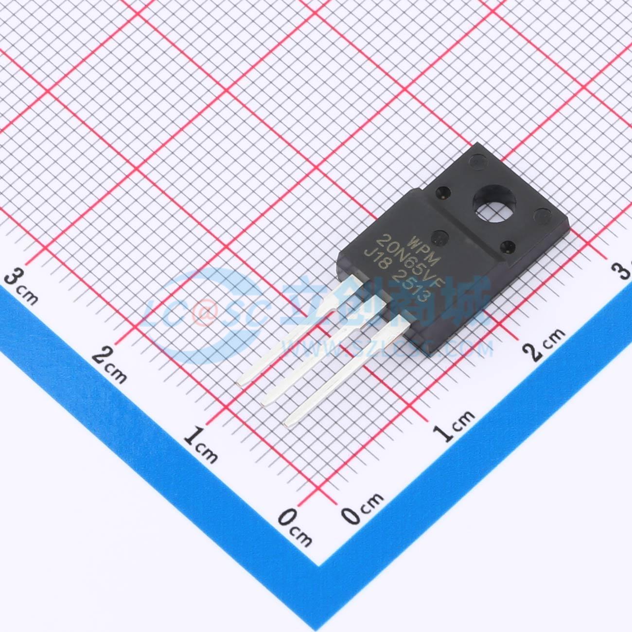 点击查看大图 WTM20N65VF实物图