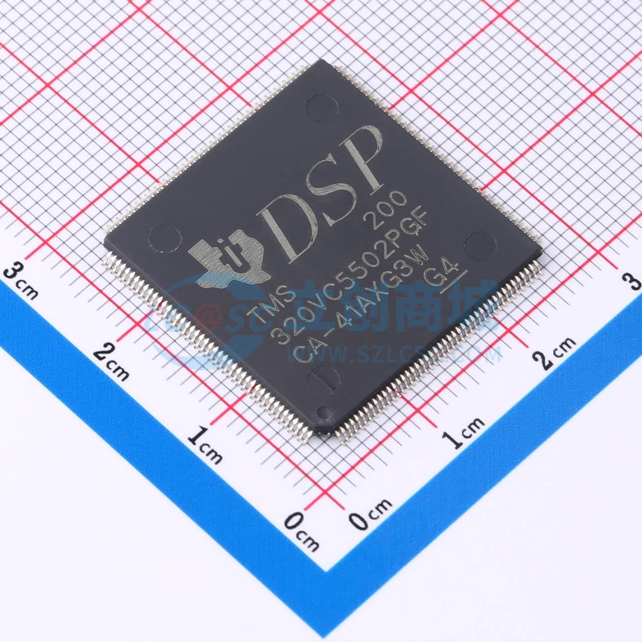 TMS320VC5502PGF200实物图