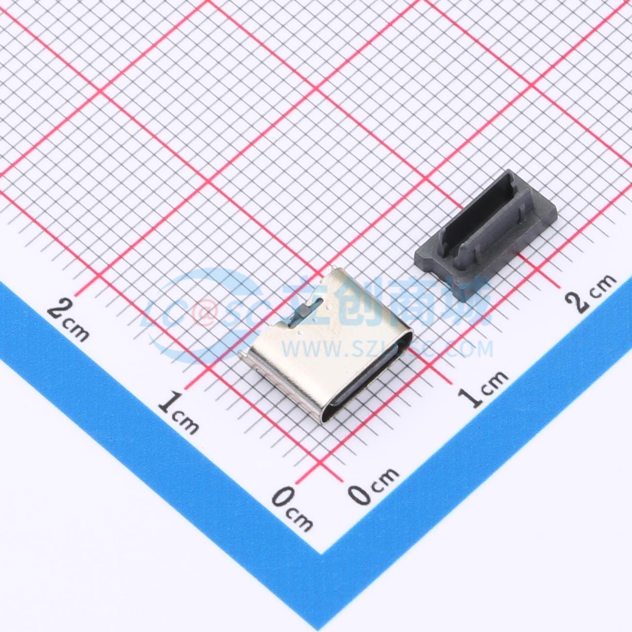 TYPE-C 2P 180 LTH6.5实物图