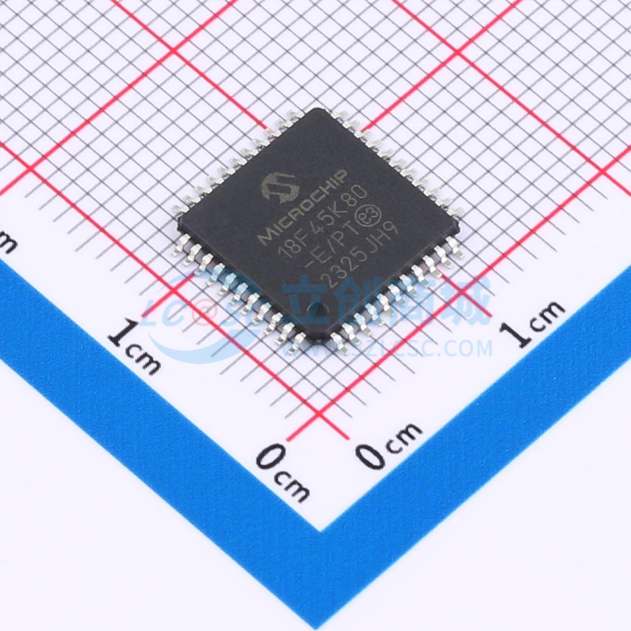 点击查看大图 PIC18F45K80-E/PT实物图