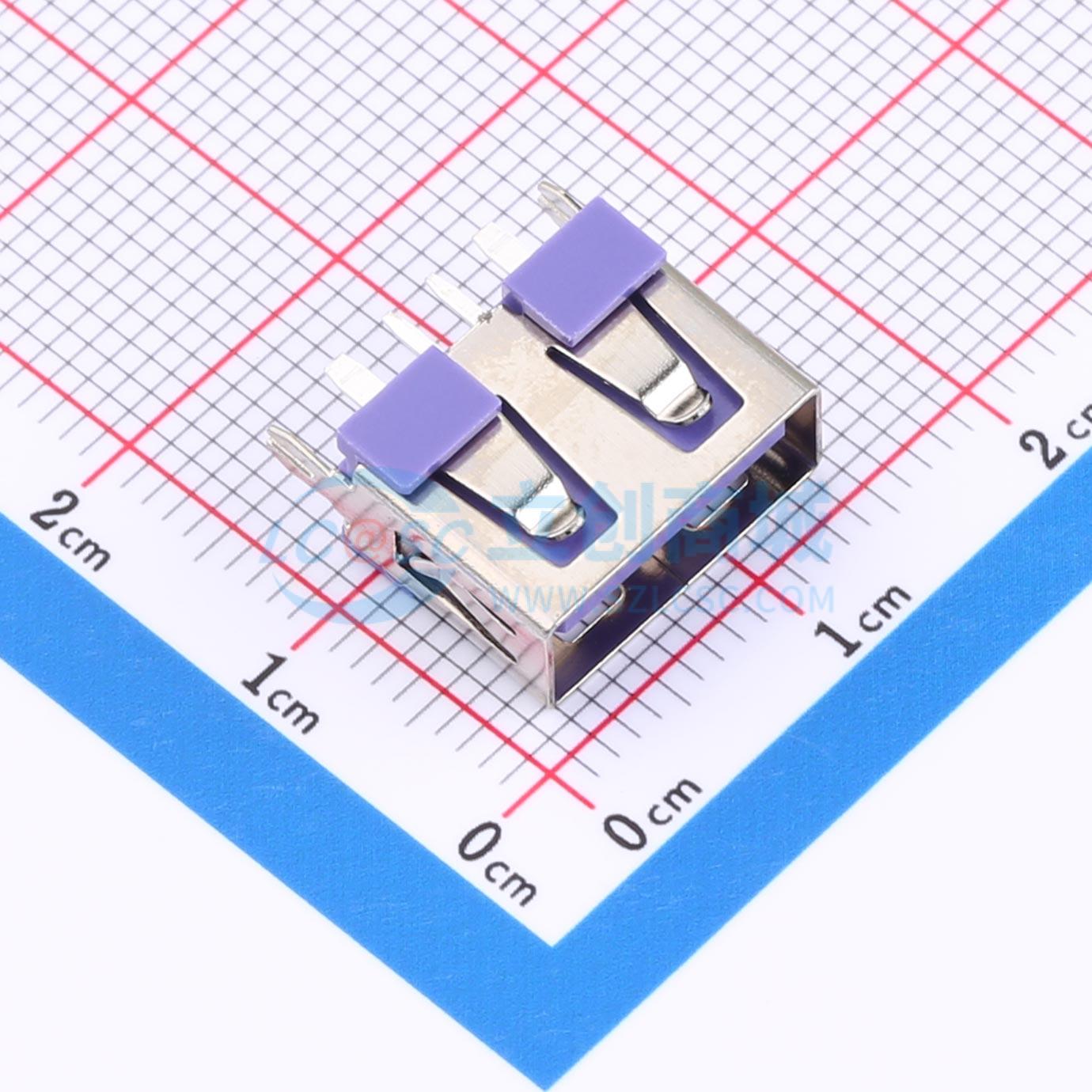 点击查看大图 HC-USB2.0-L100-092P实物图
