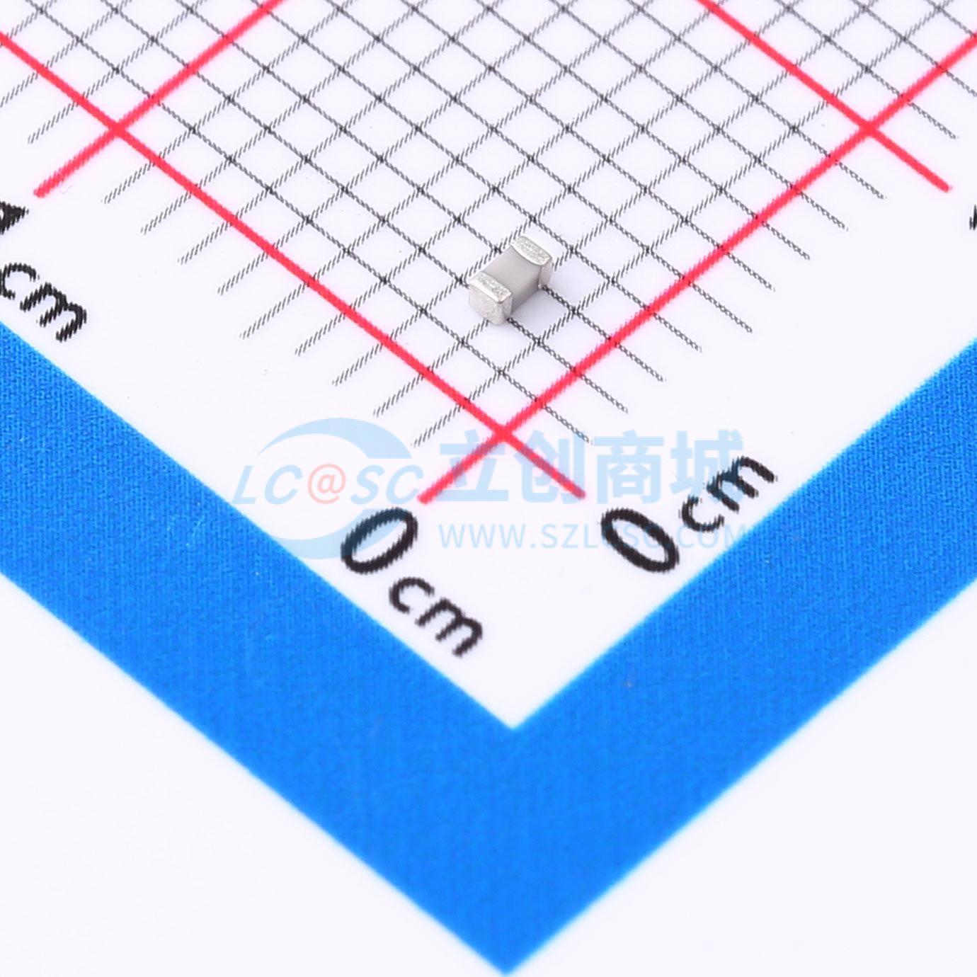 点击查看大图 CGA0603C0G2R4C500JT实物图