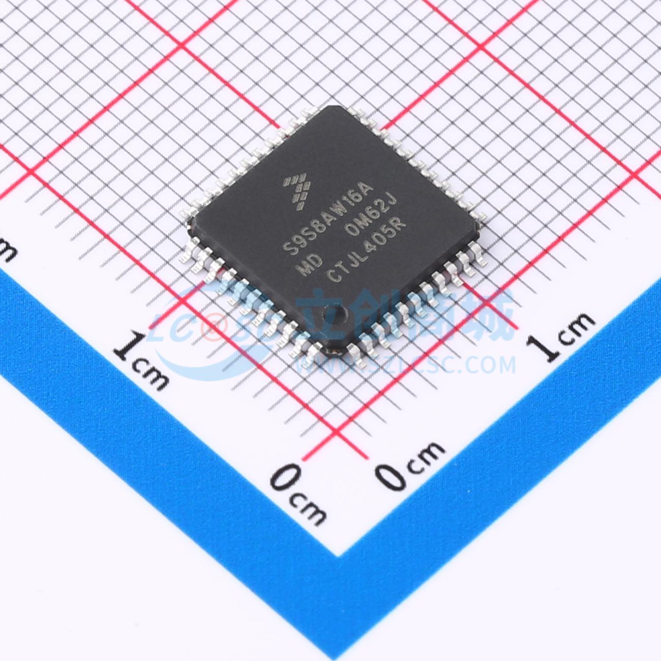 点击查看大图 S9S08AW16AE0MLD实物图